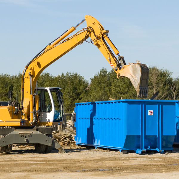 what size residential dumpster rentals are available in St Michaels